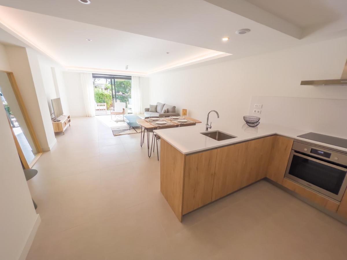 Bajo Con Jardin En La Milla De Oro Apartment Marbella Bagian luar foto