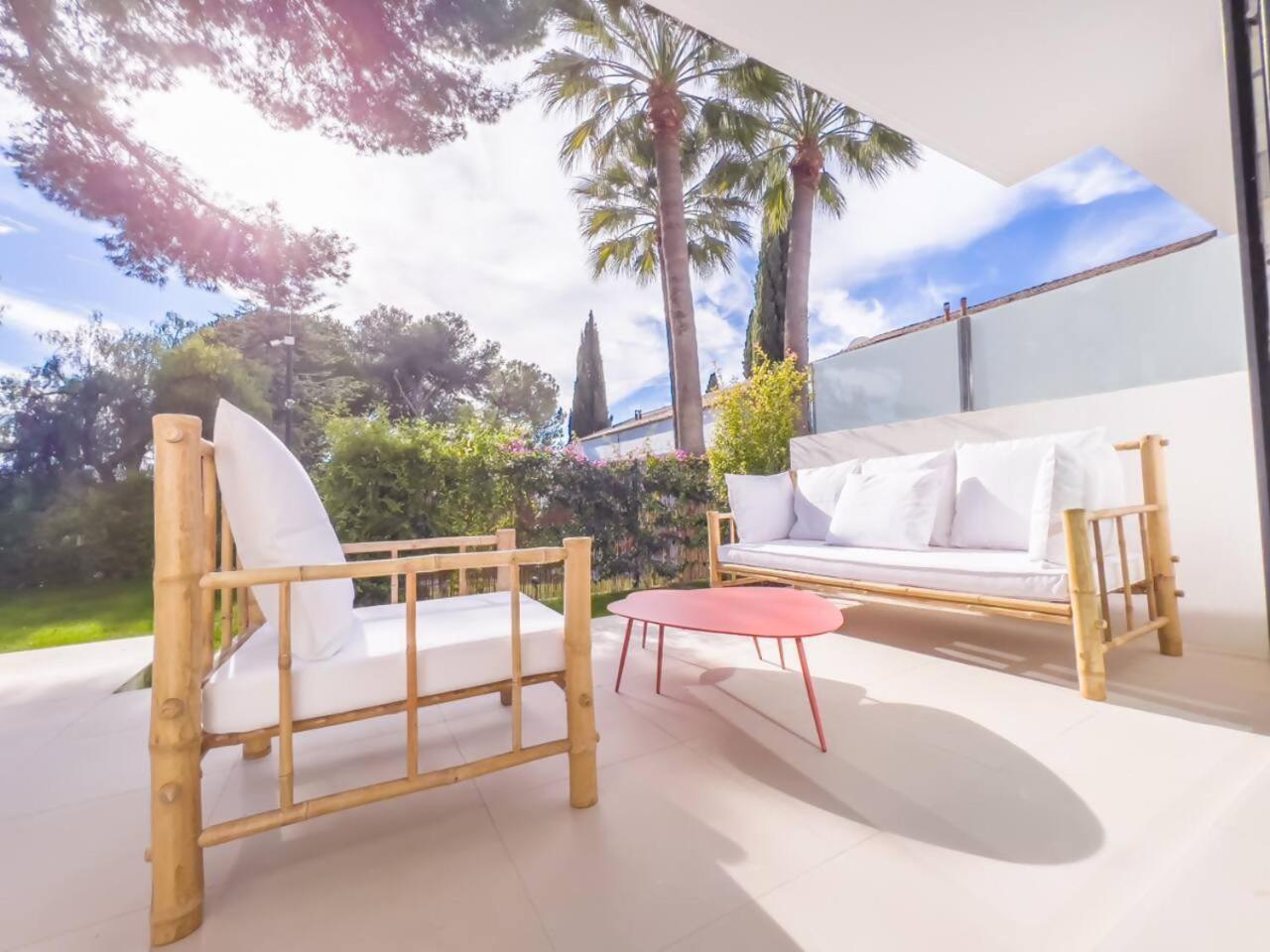 Bajo Con Jardin En La Milla De Oro Apartment Marbella Bagian luar foto