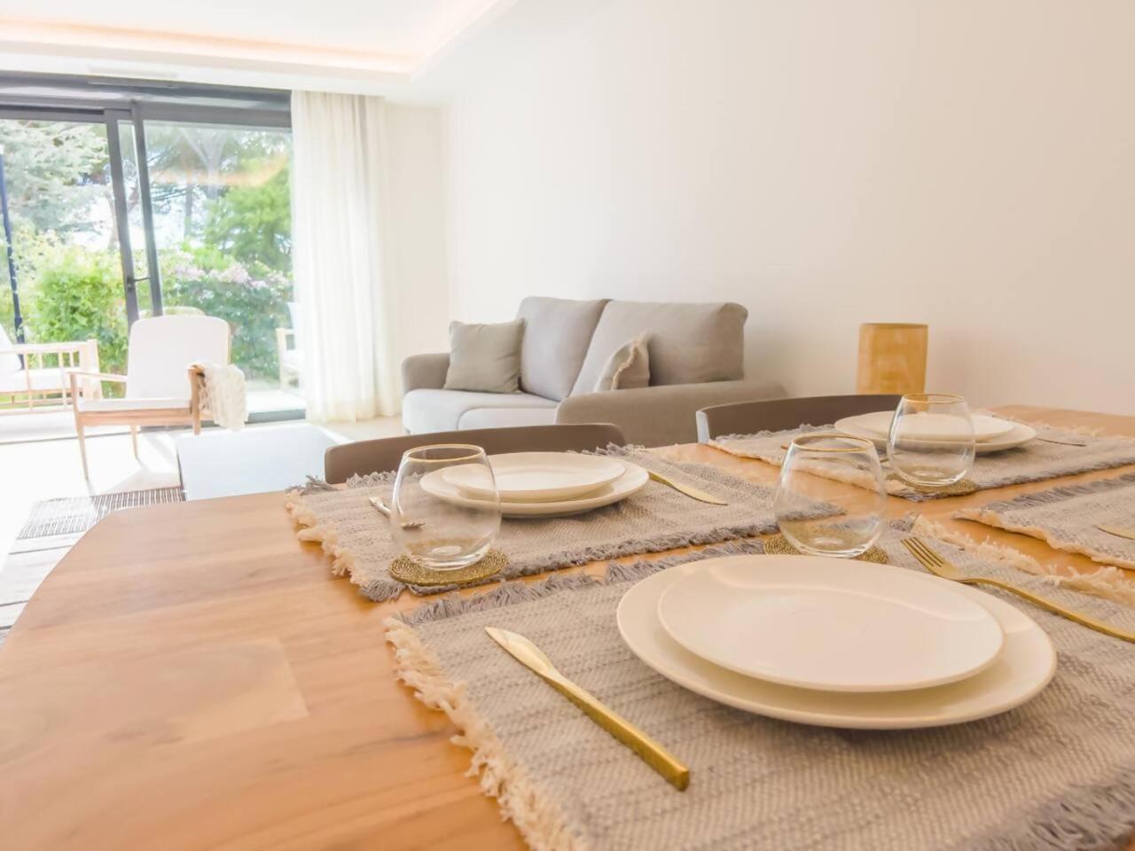 Bajo Con Jardin En La Milla De Oro Apartment Marbella Bagian luar foto